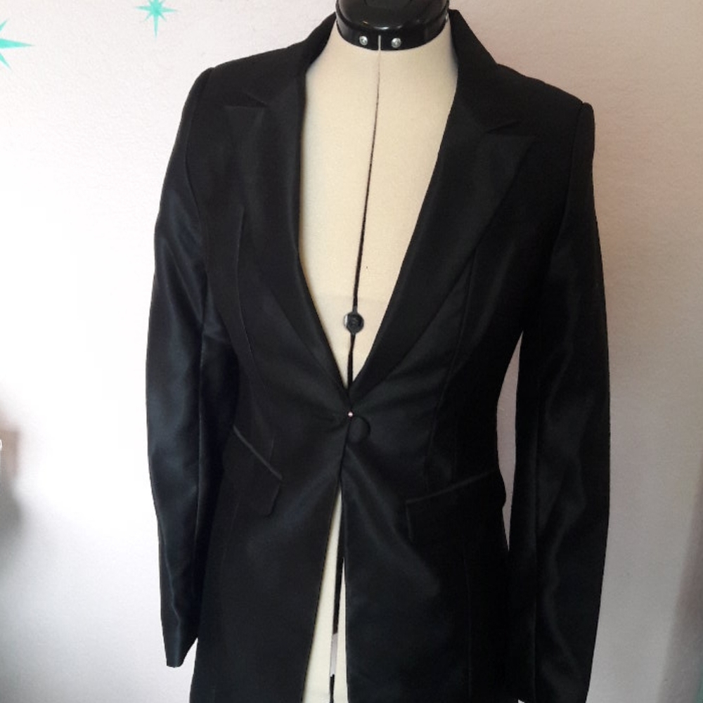 Black lindsey Lohan Marilyn blazer